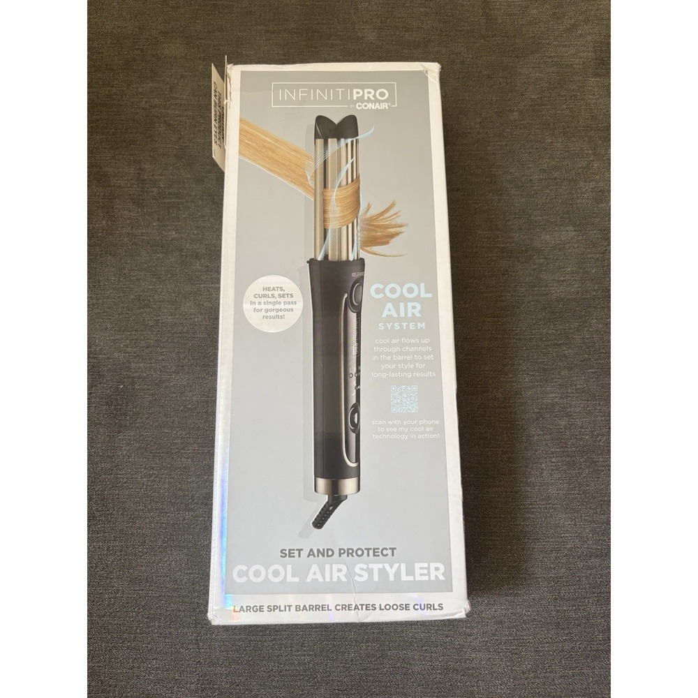 INFINITIPRO by Conair Cool Air Styler Ceramic Curling Tool Long-Lasting Curls